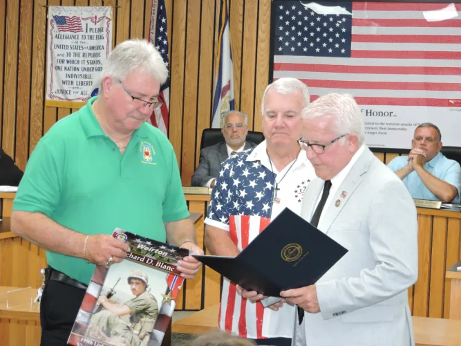 Honored for his service
